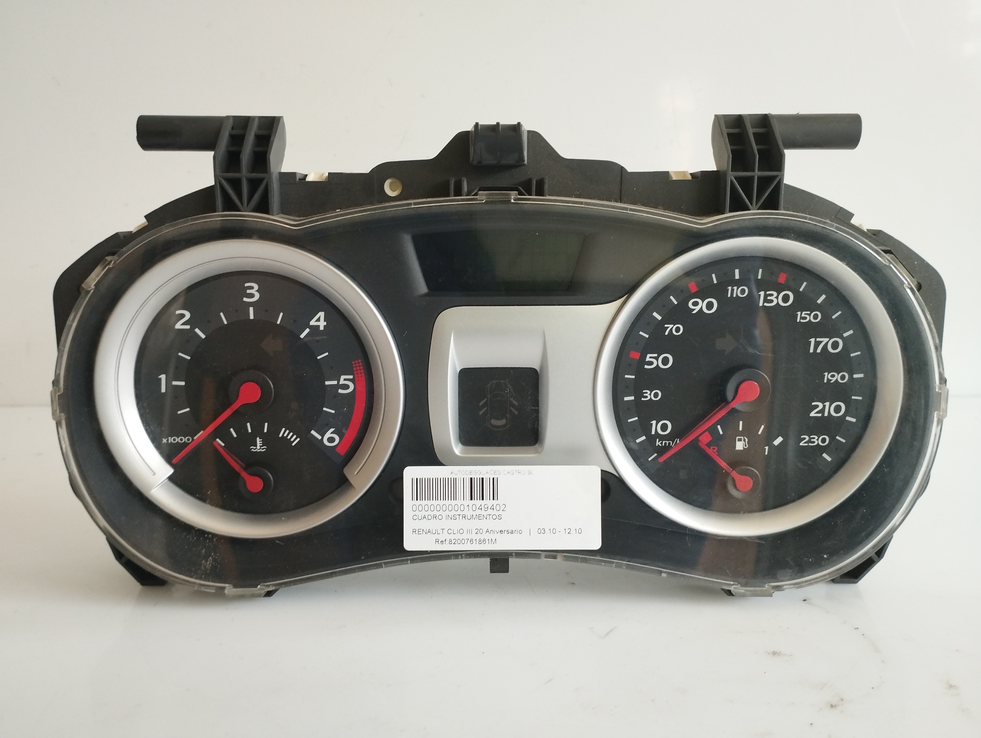 AUDI Clio 3 generation (2005-2012) Скоростомер 8200761861M,8200761861M 20154740