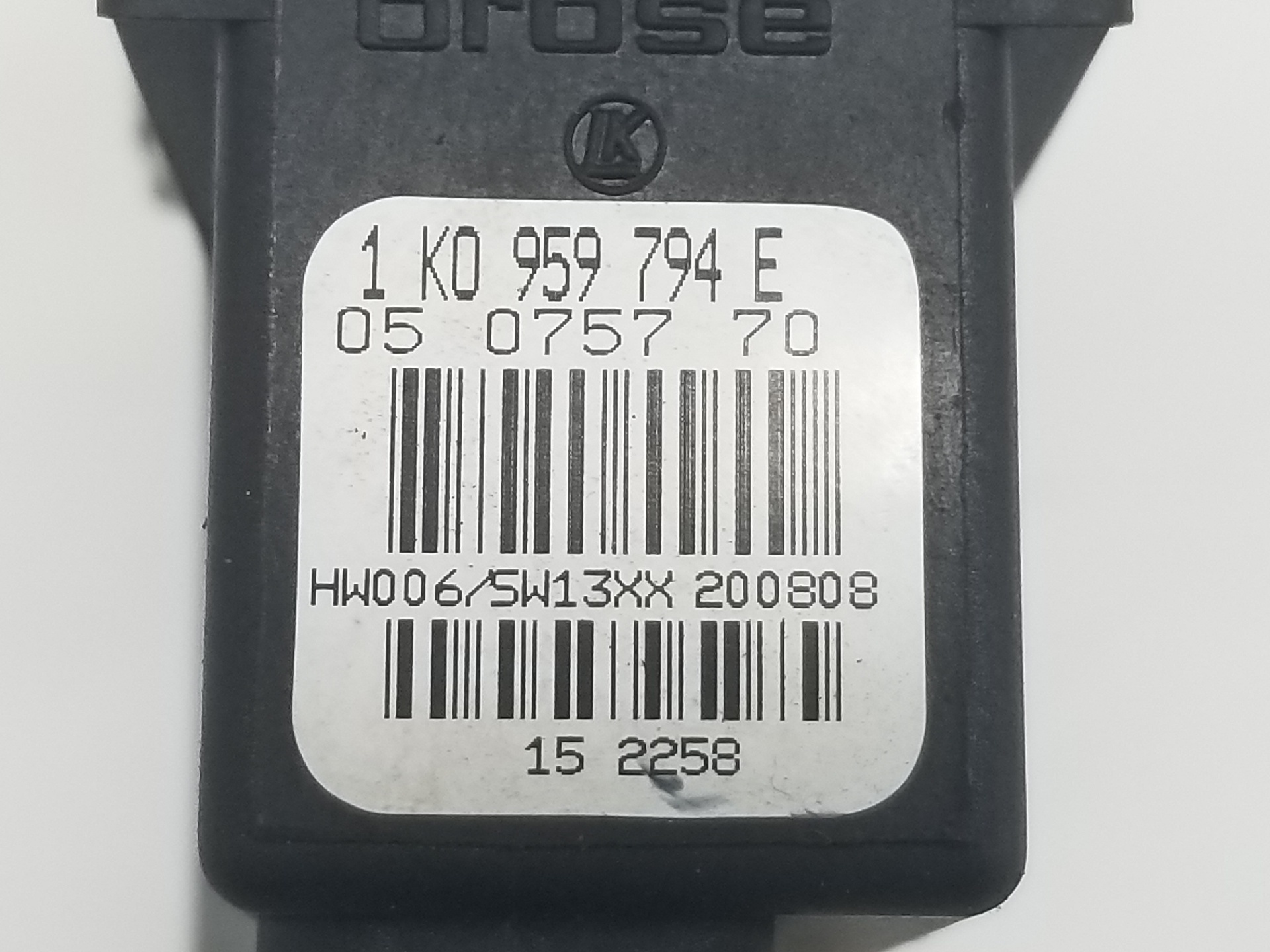 SKODA Octavia 2 generation (2004-2013) Rear Right Door Window Control Motor 1K0959704J, 1K0959704J 20700506