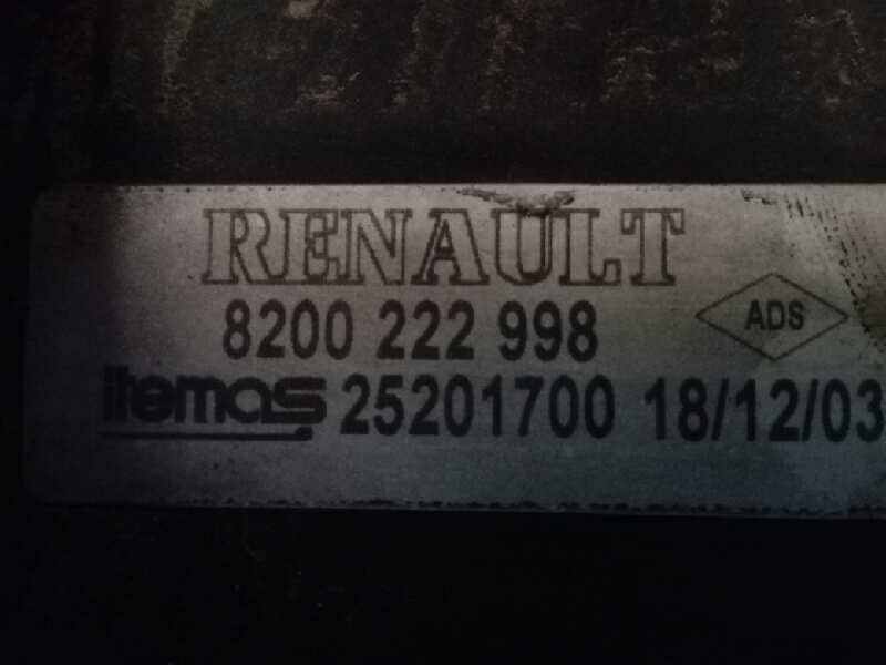 RENAULT Porlasztóventilátor 8200222998, 8200222998 25956701