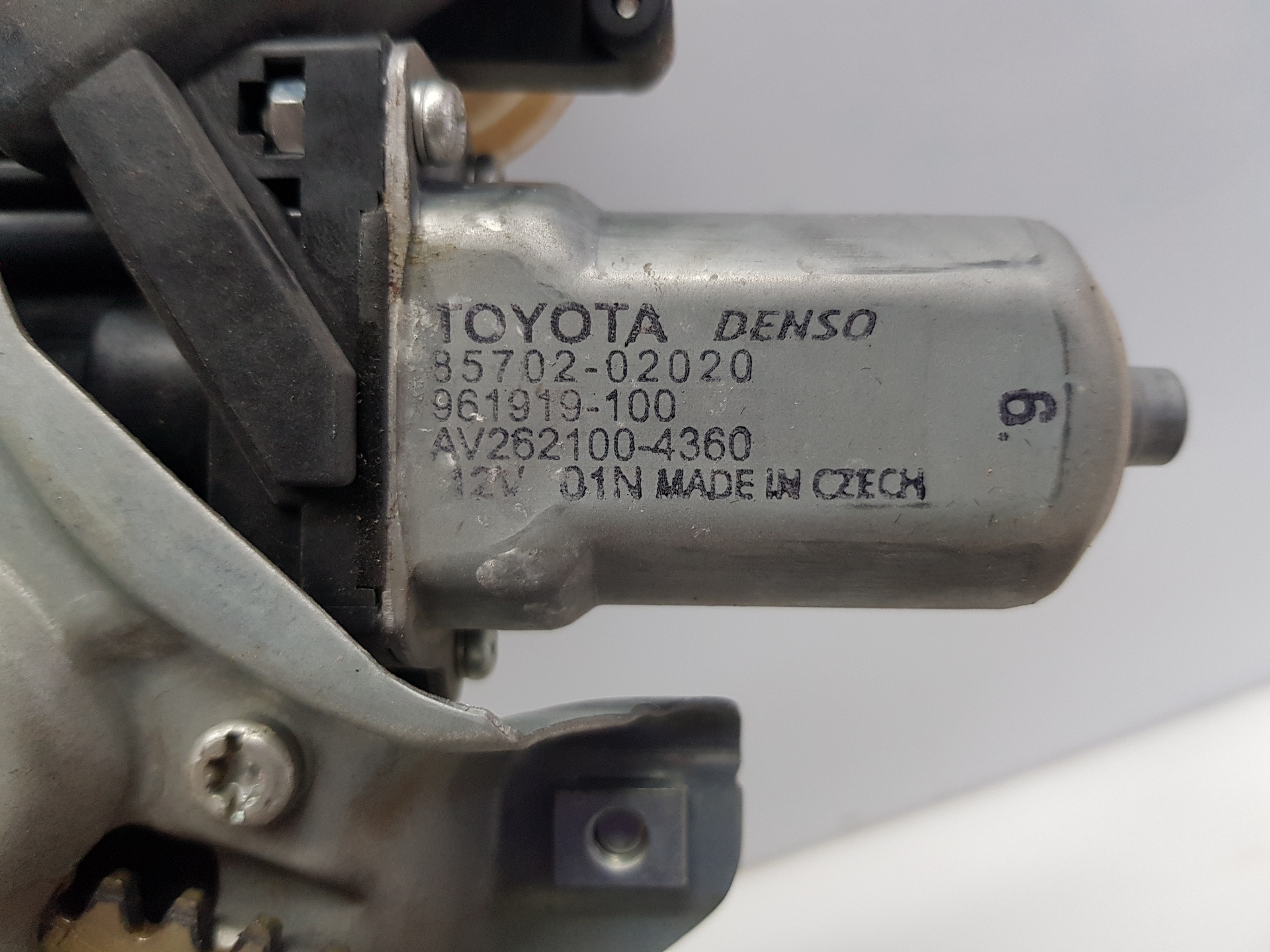 TOYOTA Auris 1 generation (2006-2012) Lève-vitre de porte arrière droite 8570202020, 8570202020 25230376