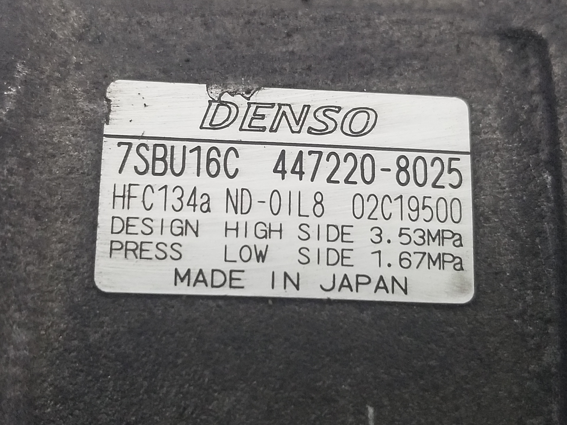 PONTIAC 5 Series E39 (1995-2004) Luftkondisjoneringspumpe 4472208025, 4472208025 23749085