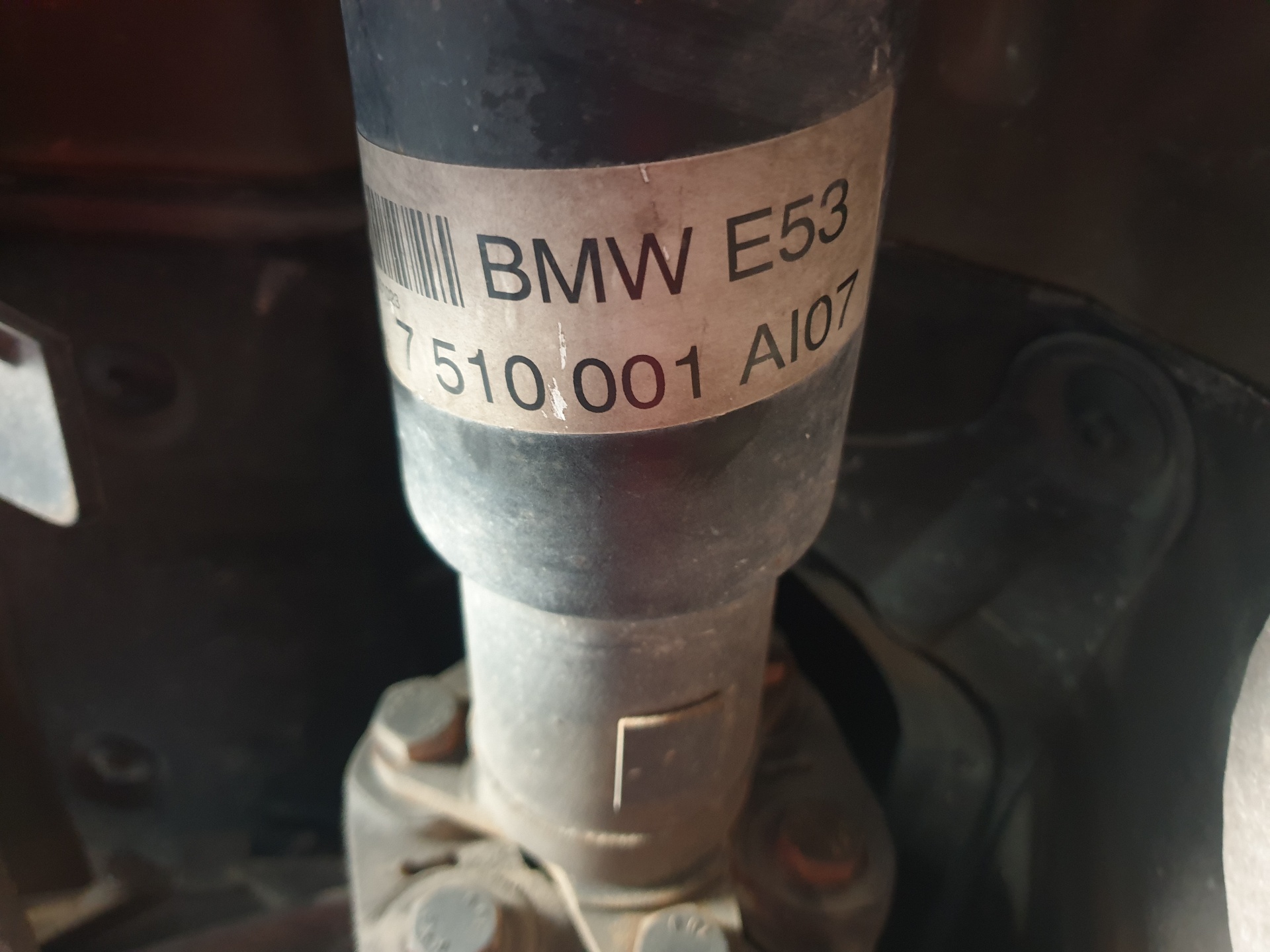 BMW X5 E53 (1999-2006) Greičių dėžės trumpas kardanas 7510001 25231390