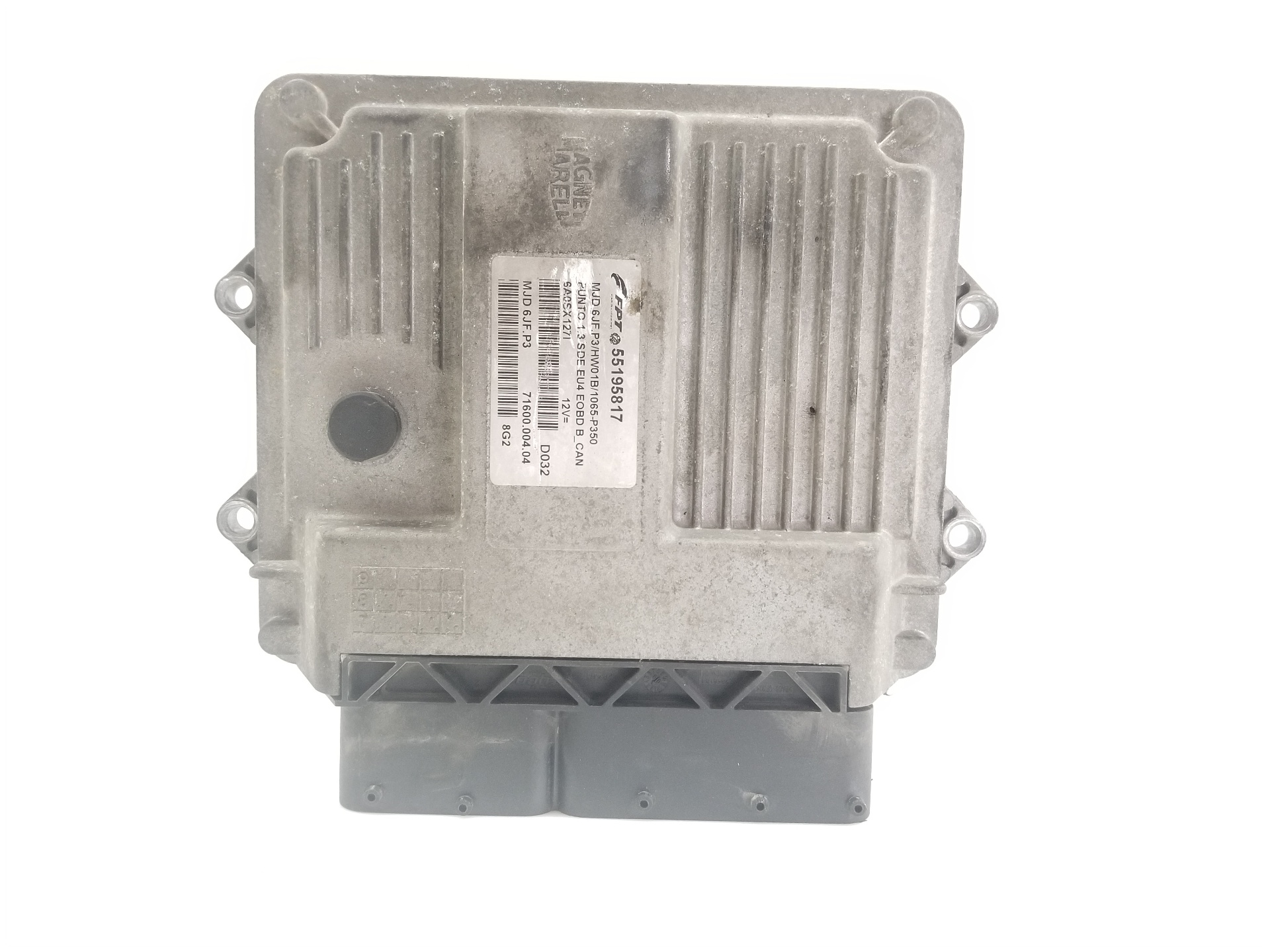 FIAT Punto 3 generation (2005-2020) Calculateur d'unité de commande du moteur 55195817,55195817 23036258