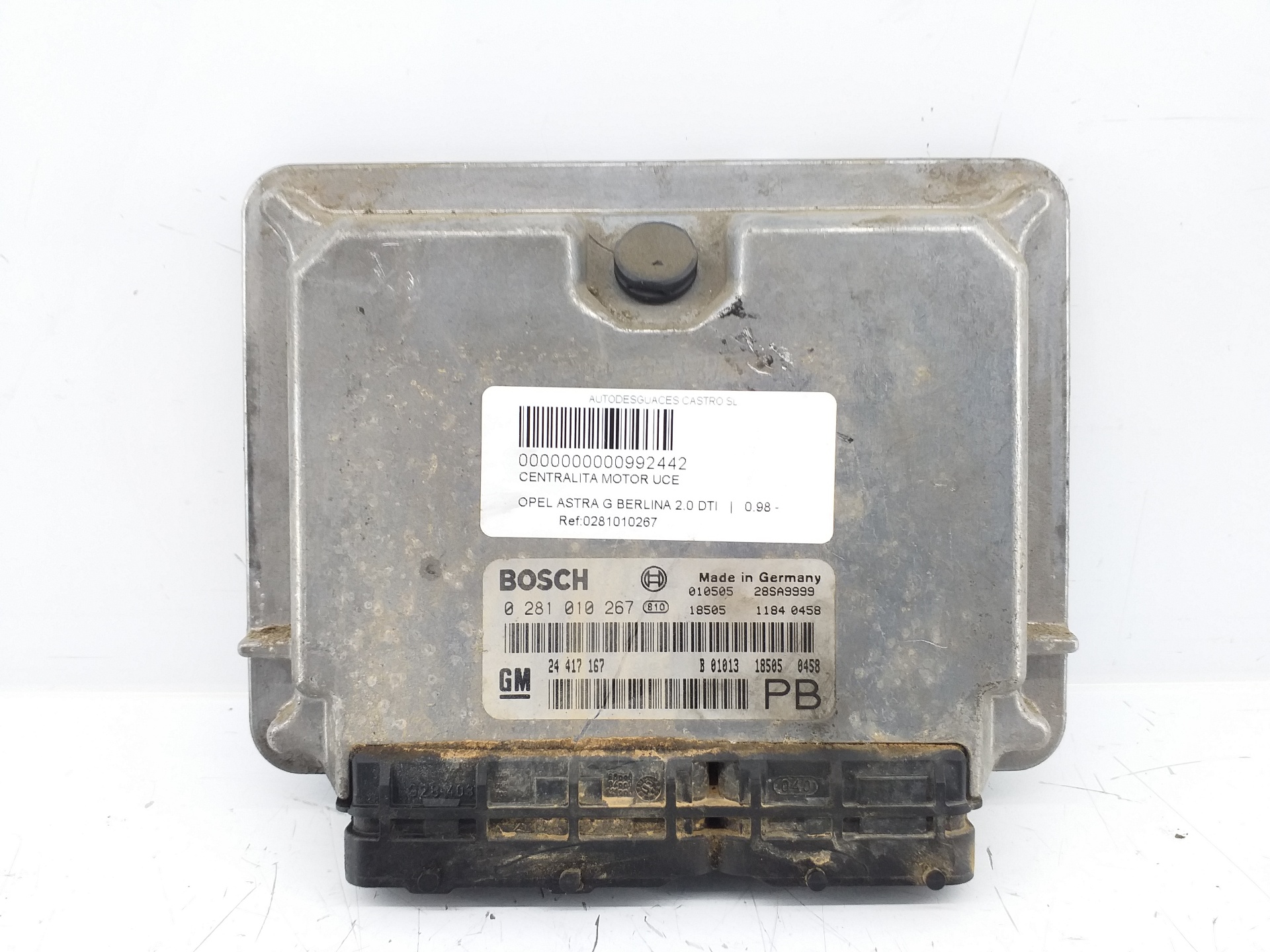 MAZDA 323 BA (1994-2000) Variklio kompiuteris 0281010267,0281010267 25957977