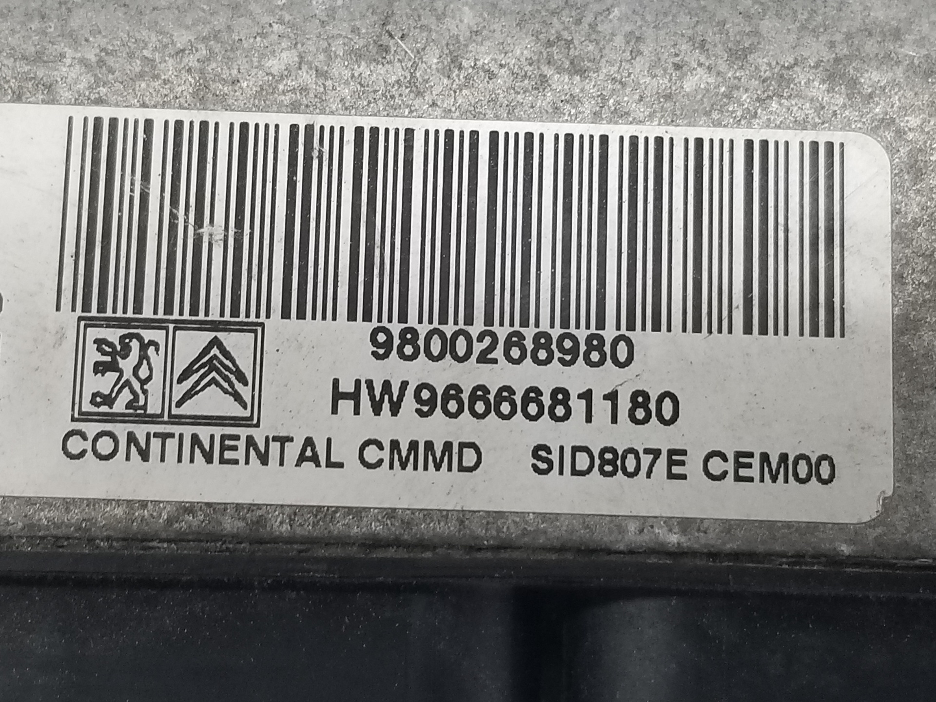 CITROËN C4 2 generation (2010-2024) Motorkontrolenhed ECU 9800268980,9800268980 25238721