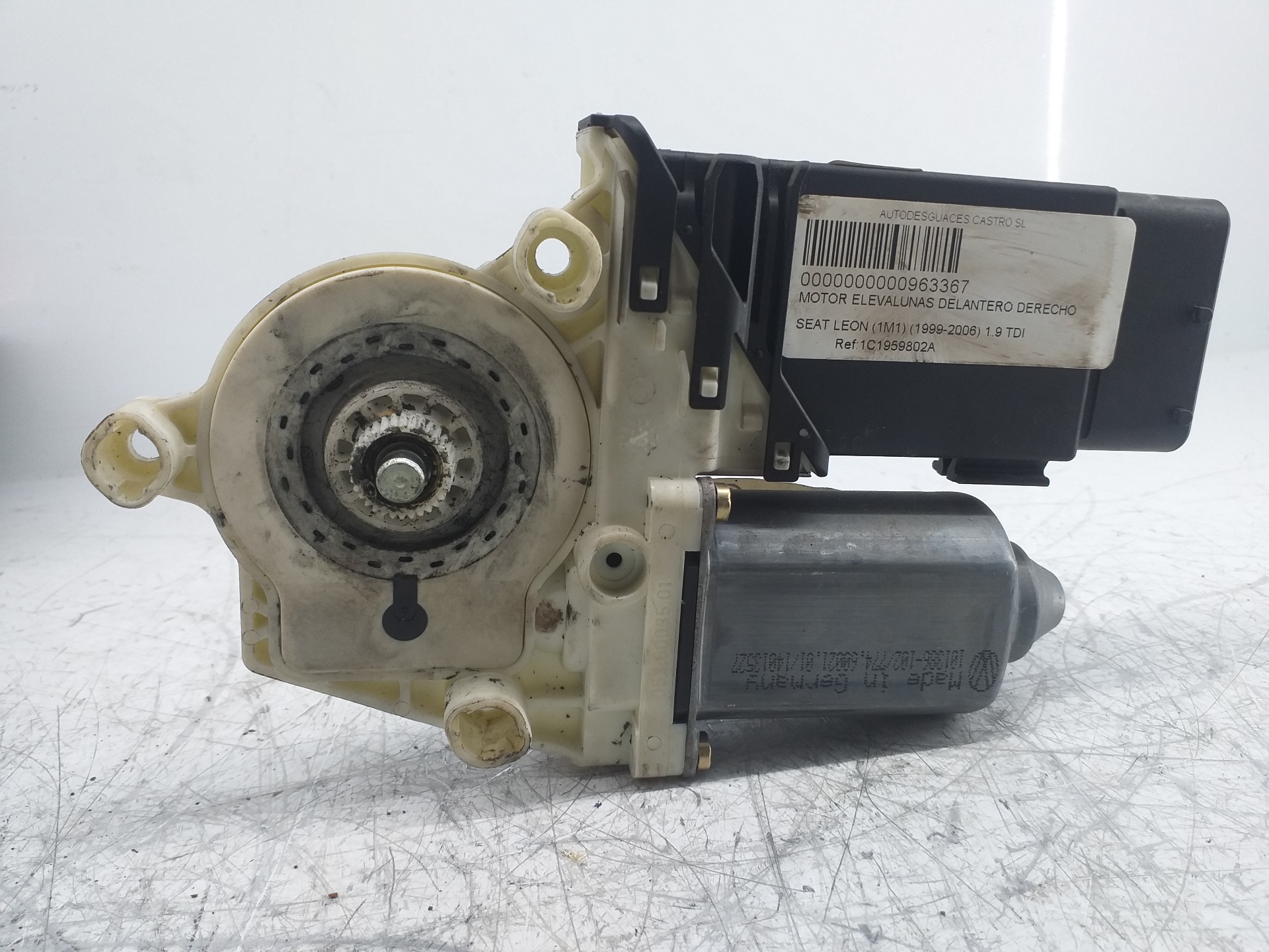 NISSAN Front Right Door Window Control Motor 1C1959802A,1C1959802A 25958562