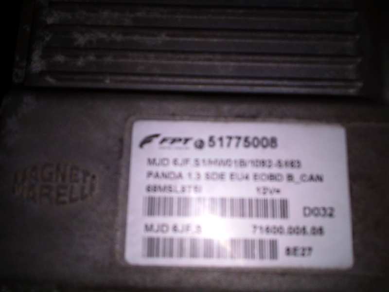 FIAT Panda 2 generation (2003-2011) motorvezérlő egység 51775008,51775008 23022452