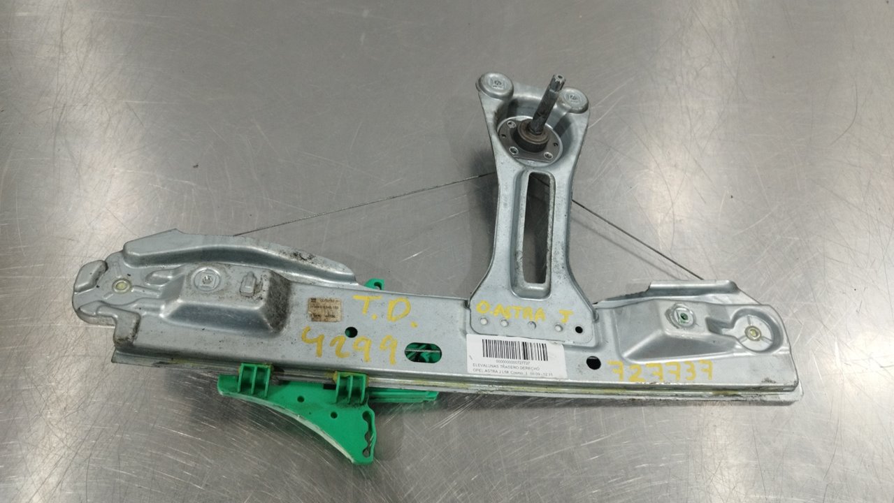 OPEL Astra J (2009-2020) Rear Right Door Window Regulator RH915354102 25893515