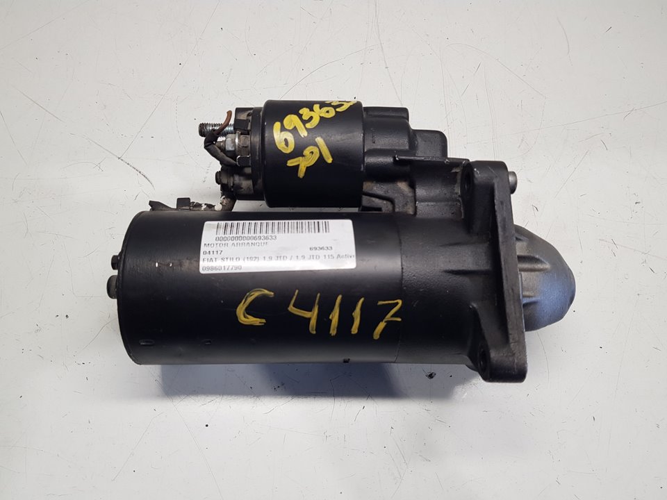 FIAT Stilo 1 generation (2001-2010) Starter Motor 0986017790 22757856