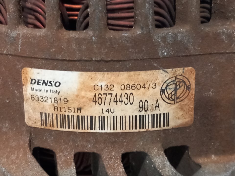 FIAT Doblo 1 generation (2001-2017) Alternator 46774430 24912583