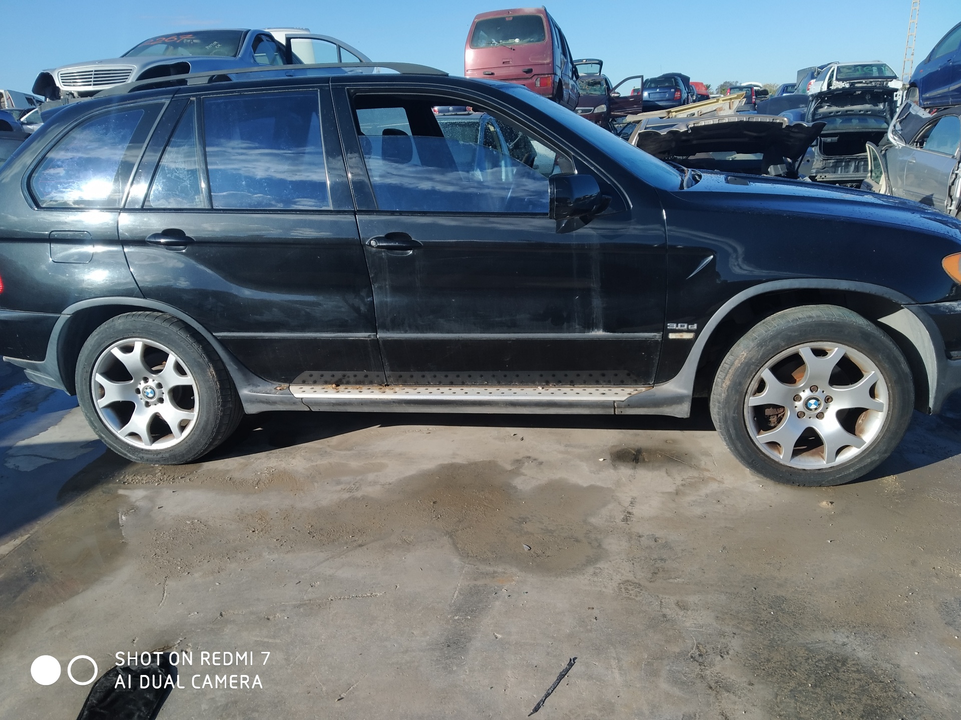 BMW X5 E53 (1999-2006) Jobb oldali motorblokk  675844401 22745419