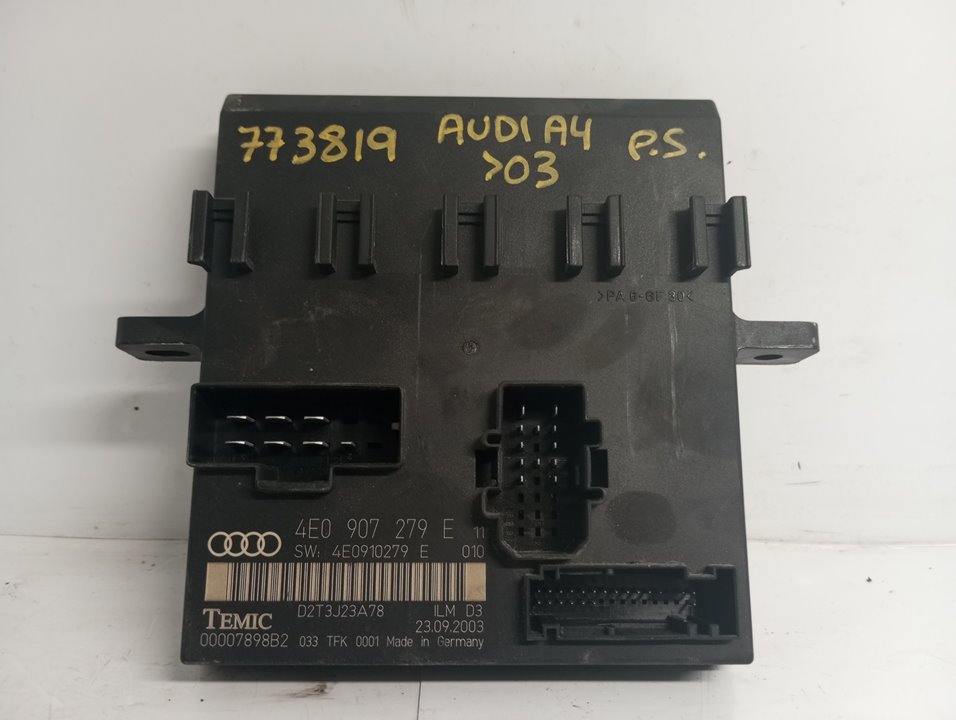 AUDI A4 B6/8E (2000-2005) Egyéb vezérlőegységek 8E0907279E 24920730