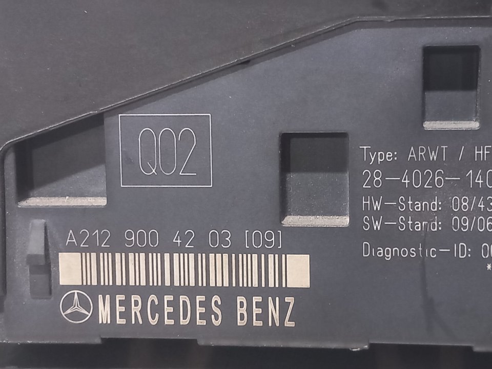 MERCEDES-BENZ E-Class W212/S212/C207/A207 (2009-2016) Kitos kėbulo dalys A2128203542 24911203