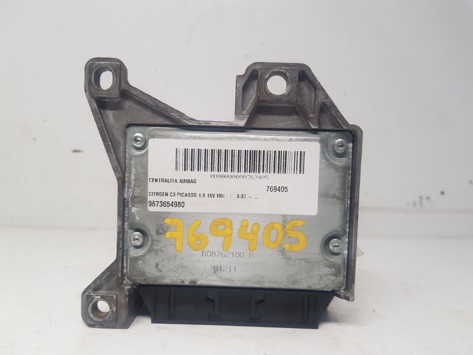 CITROËN C3 Picasso 1 generation (2008-2016) SRS Control Unit 9673654980 24919061