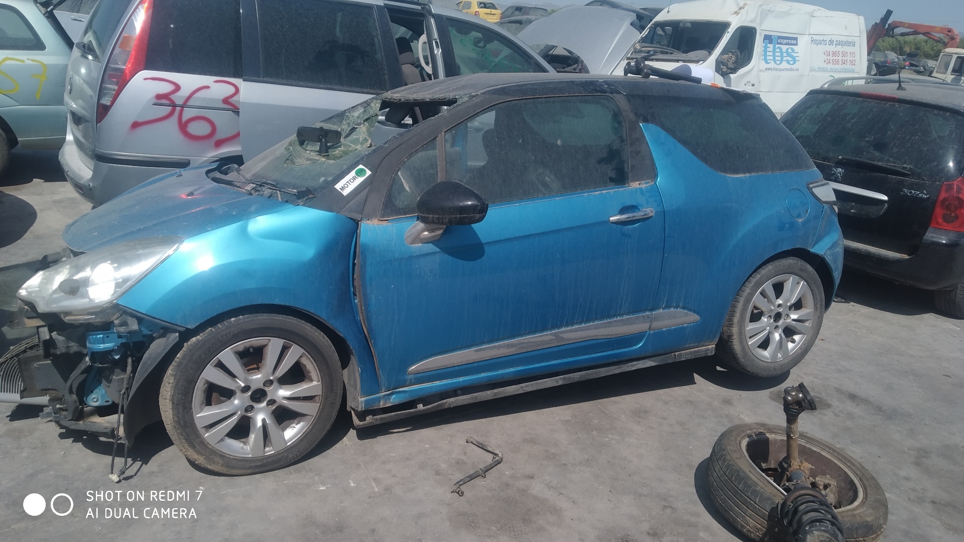 CITROËN DS3 1 generation (2010-2015) Gearskifteknap 24909591