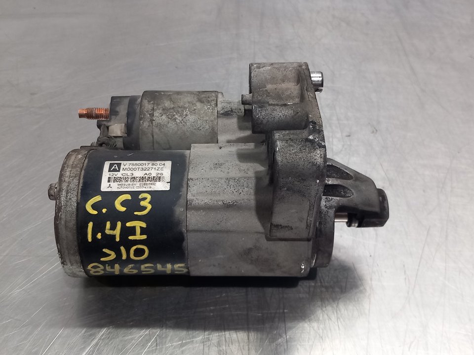 CITROËN C3 1 generation (2002-2010) Starter Motor 25247015