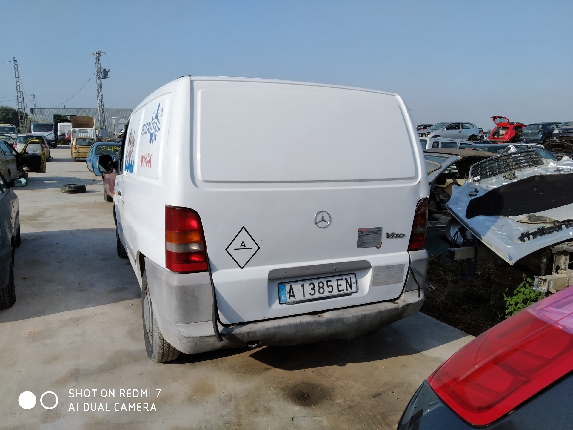 MERCEDES-BENZ Vito W638 (1996-2003) Pare-chocs arrière 24892002