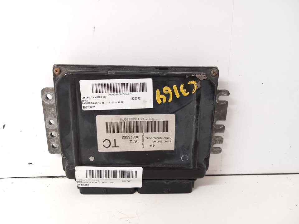 DAEWOO Kalos 1 generation (2002-2020) Moottorin ohjausyksikkö ECU 96376652 22746114