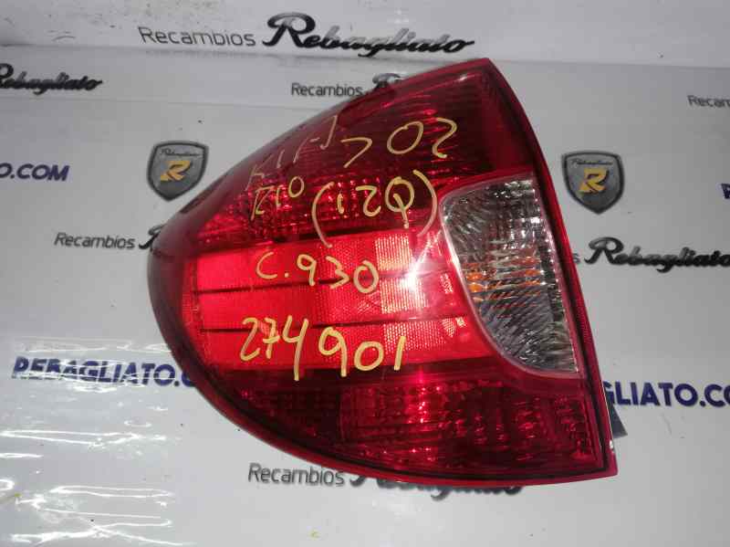 KIA Rio 1 generation (2000-2005) Rear Left Taillight 24885388