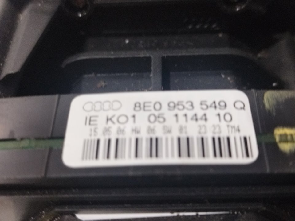 AUDI A4 B7/8E (2004-2008) Unité de commande de commutateur de phare 8E0953549Q 25896944