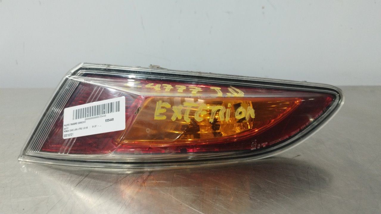 HONDA Civic 8 generation (2005-2012) Rear Right Taillight Lamp 22016721 25245378