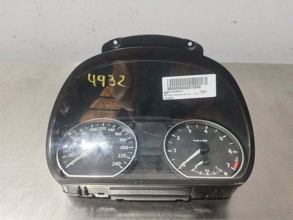 BMW 1 Series E81/E82/E87/E88 (2004-2013) Compteur de vitesse 102493221 25968583