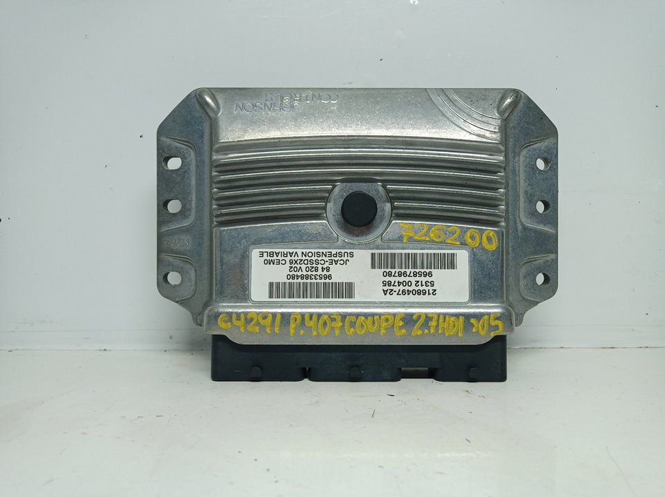 PEUGEOT 407 1 generation (2004-2010) Suspension control unit 24913298