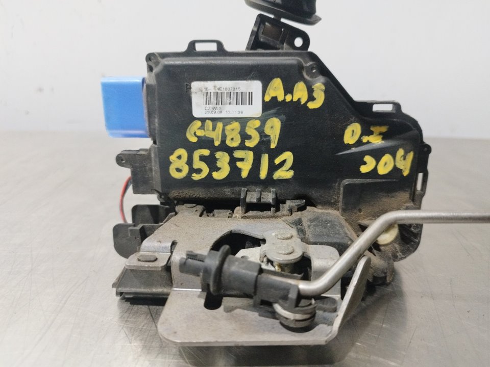 AUDI A3 8P (2003-2013) Front Left Door Lock 4E1837015 25896806