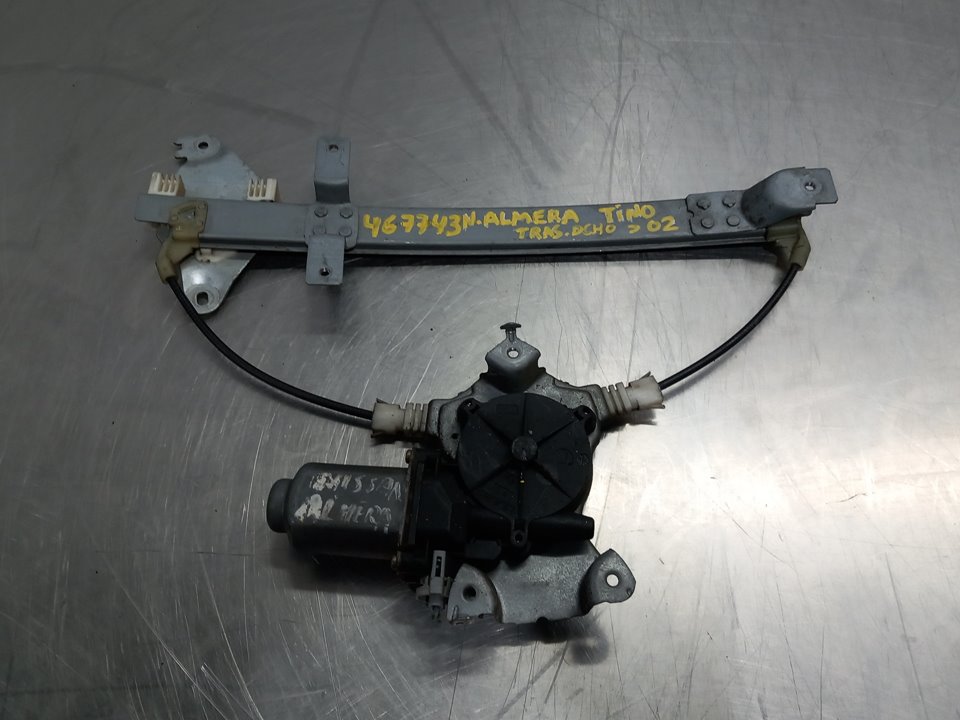 NISSAN Almera Tino 1 generation  (2000-2006) Rear Right Door Window Regulator 400600T2 25893424