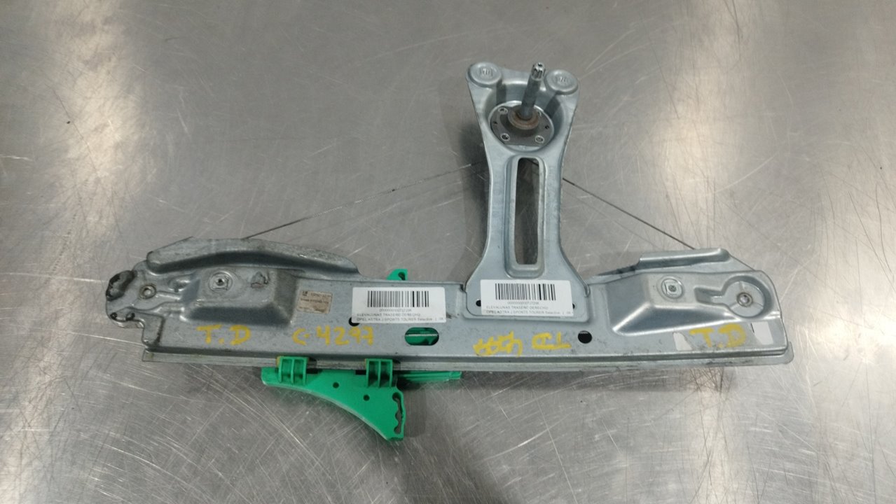 OPEL Astra J (2009-2020) Rear Right Door Window Regulator 915346105RH 25893470