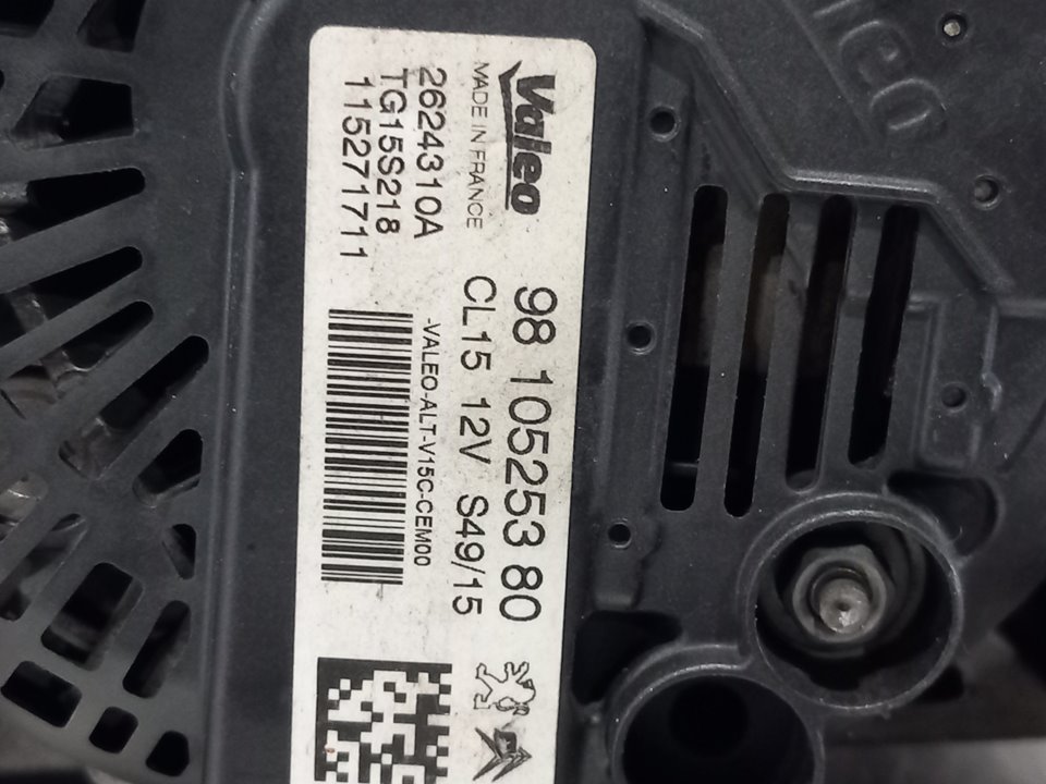 CITROËN C3 1 generation (2002-2010) Ģenerators 9810525380 24925155