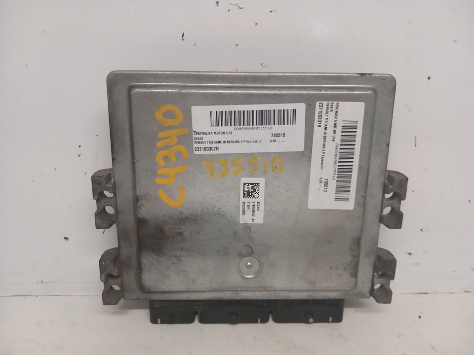 RENAULT Megane 3 generation (2008-2020) Блок за управление на двигателя ECU 237100307R 22765692