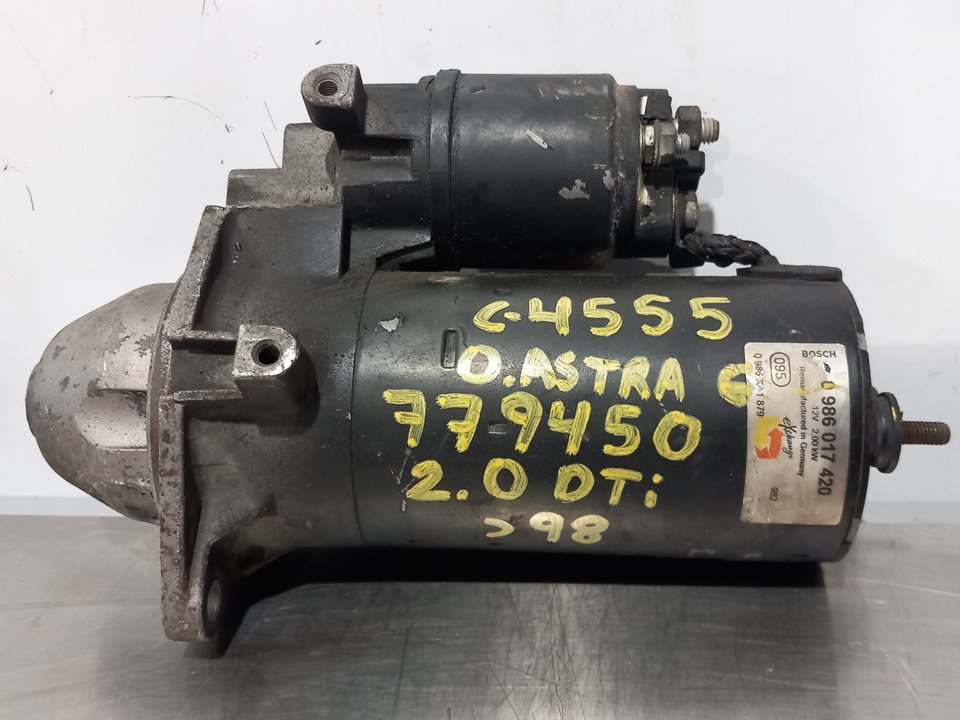 OPEL Astra H (2004-2014) Starter Motor 0986017420 24921455