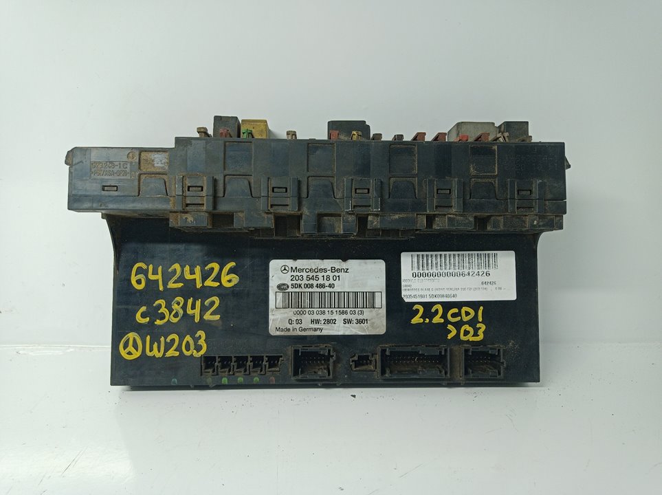 MERCEDES-BENZ C-Class W203/S203/CL203 (2000-2008) Other Control Units 24911151