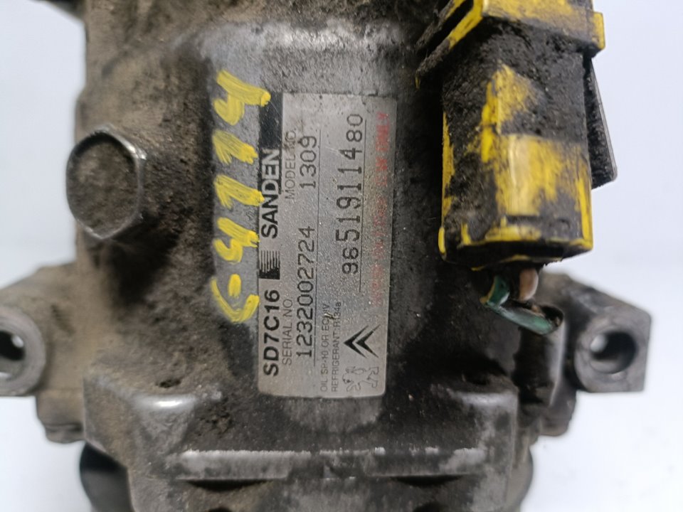 CITROËN C4 Picasso 2 generation (2013-2018) Air Condition Pump 9651911480 24914059