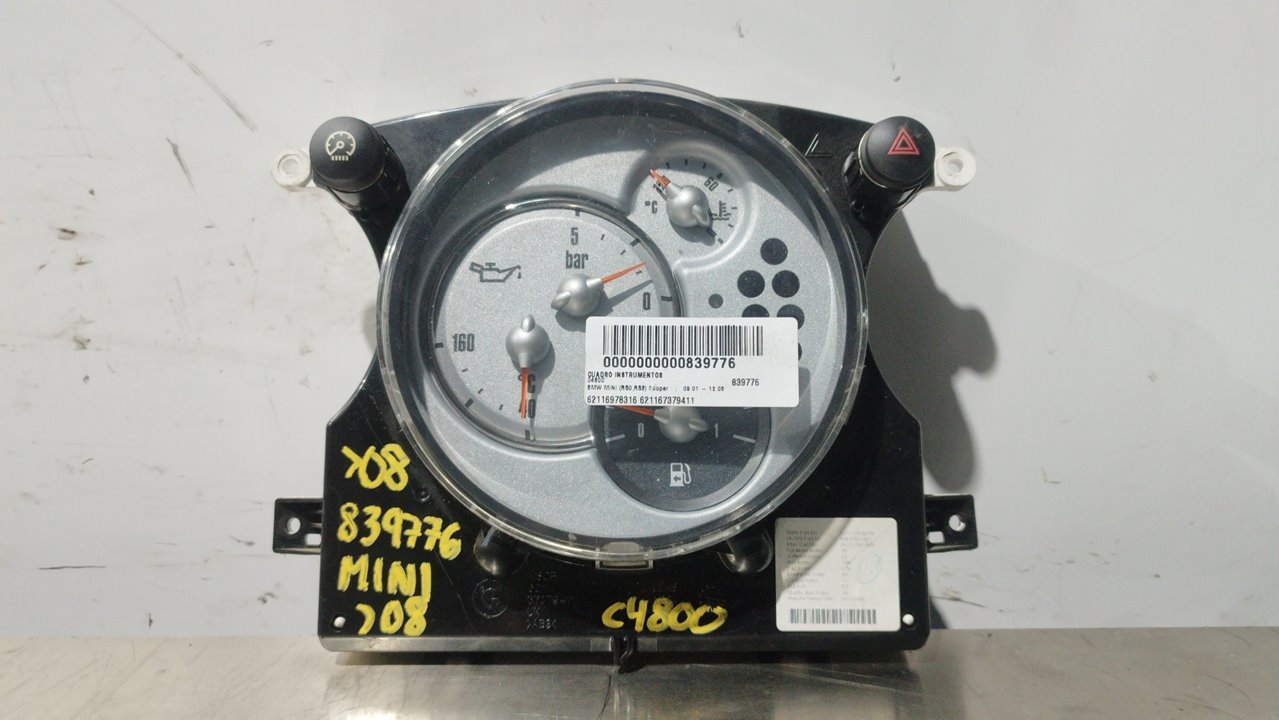 MINI Cooper R50 (2001-2006) Spidometras (Prietaisų skydelis) 24940518