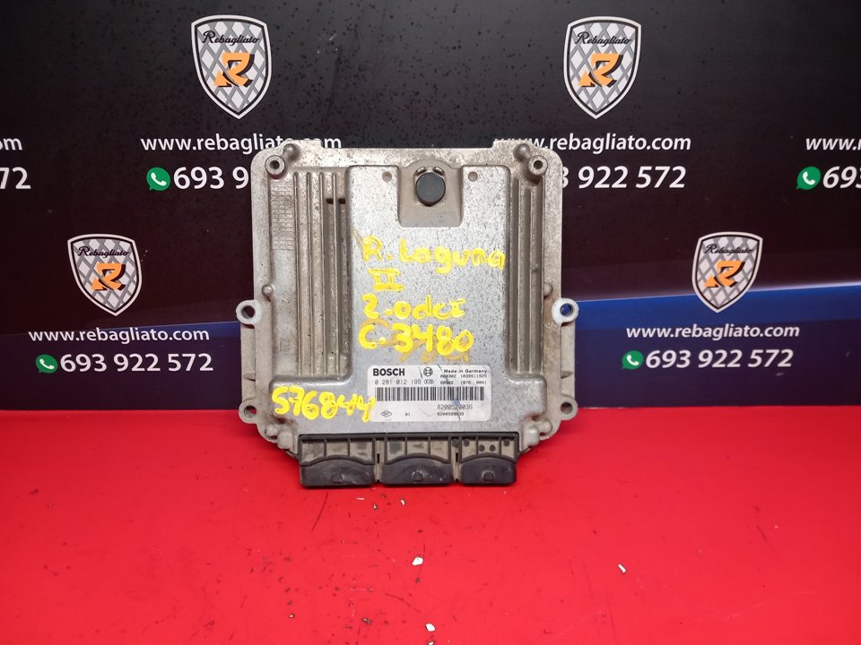 RENAULT Laguna 2 generation (2001-2007) Engine Control Unit ECU 02810121998200520036 25891816