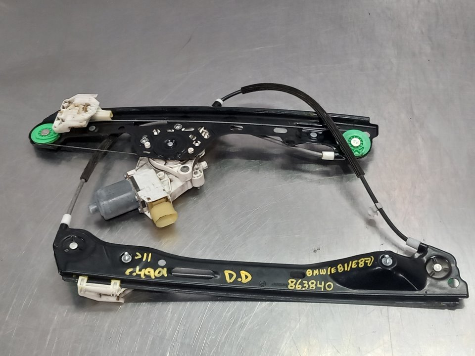 BMW 1 Series E81/E82/E87/E88 (2004-2013) Forreste højre dør vinduesregulator 7067796S 25914371