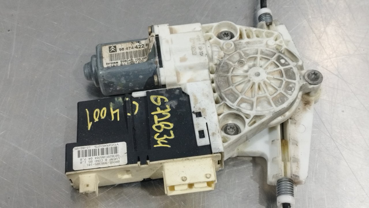 CITROËN C4 1 generation (2004-2011) Front Left Door Window Regulator 9647442280 25892606