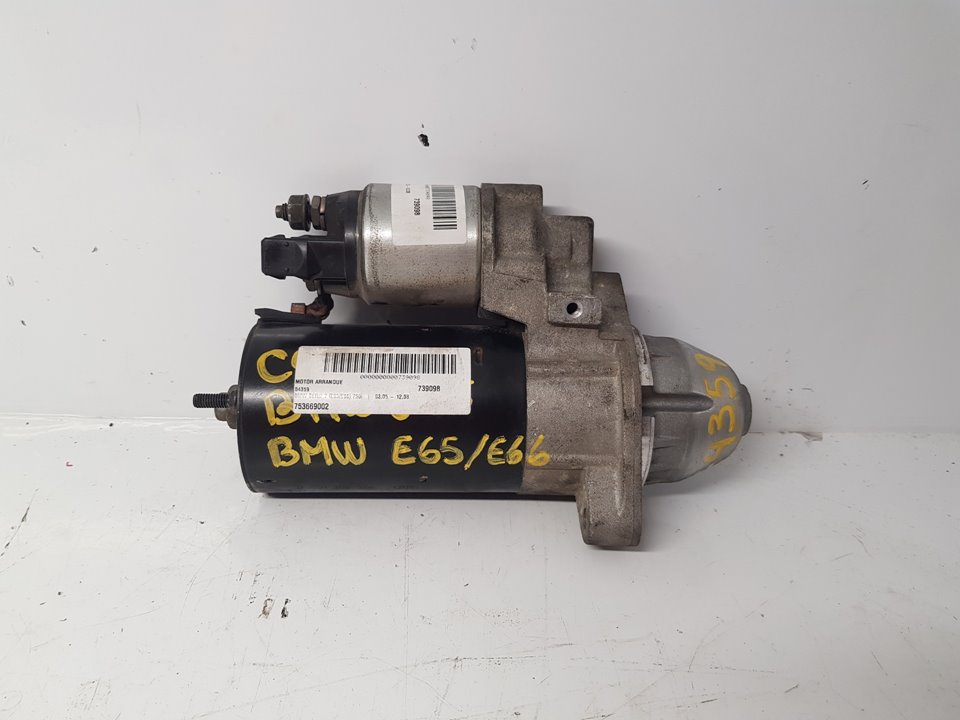 BMW 7 Series E65/E66 (2001-2008) Startovací motor 753669002 22766087