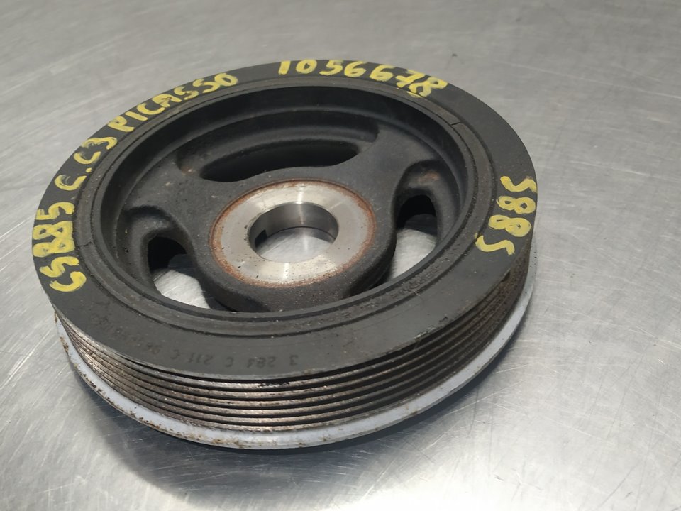Polea cigueñal 9654961080 de Citroen C3 picasso 2009-2010 - pieza usada