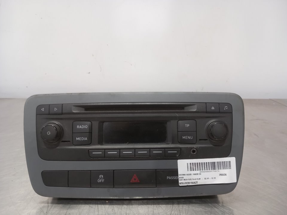 SEAT Cordoba 2 generation (1999-2009) Music Player Without GPS W06J0035156AZT 22947429
