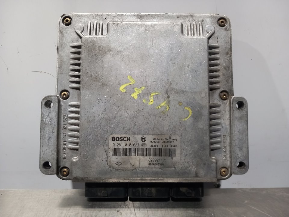 RENAULT Vel Satis 1 generation (2002-2009) Motorkontrollenhet ECU 02810106378200211711 24922009