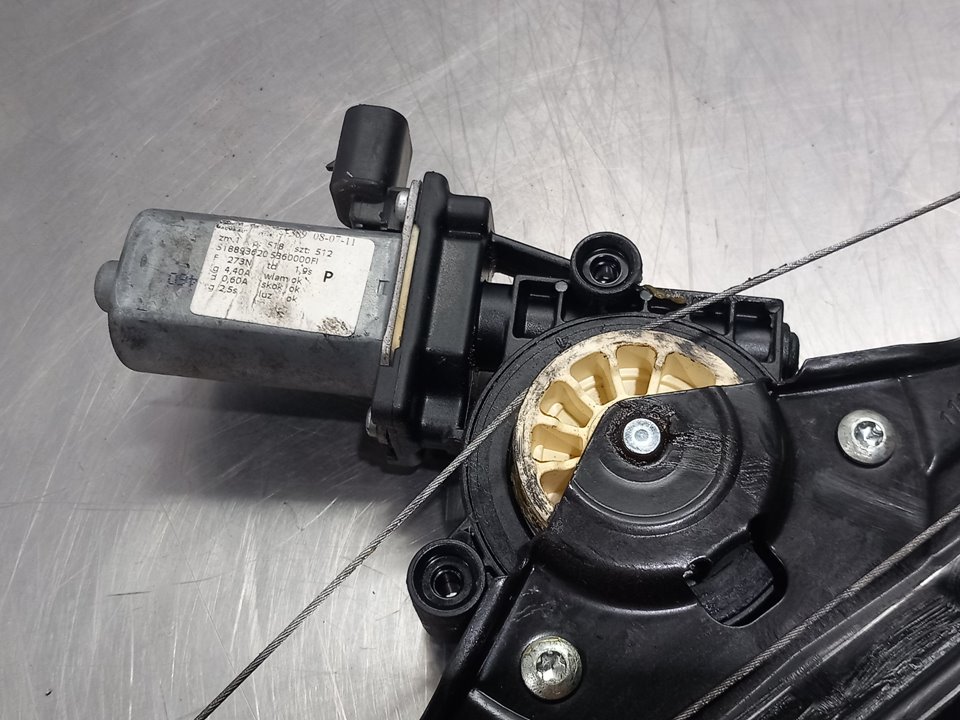 FIAT 500 2 generation (2008-2024) Vindusregulator foran høyre dør 518893620 25896921