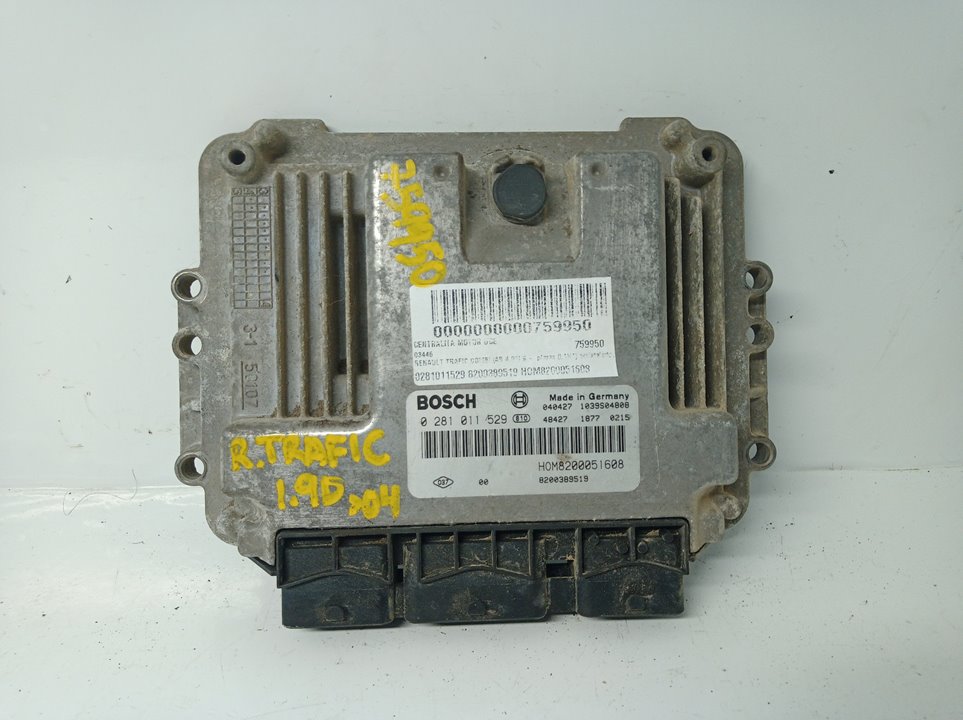 RENAULT Ducato Motorkontrolenhed ECU N1.Z2-5.10.2 22743926