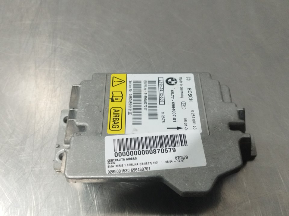 BMW 1 Series E81/E82/E87/E88 (2004-2013) Блок SRS 0285001530696460701 25968549