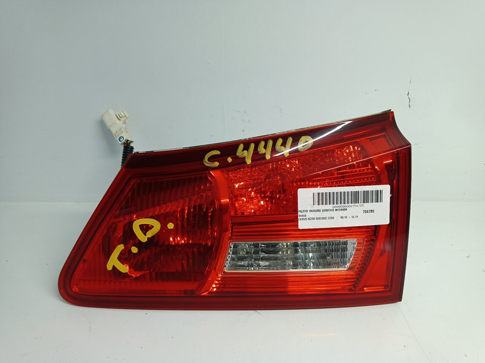 LEXUS IS XE20 (2005-2013) Rear Right Taillight Lamp 24916399