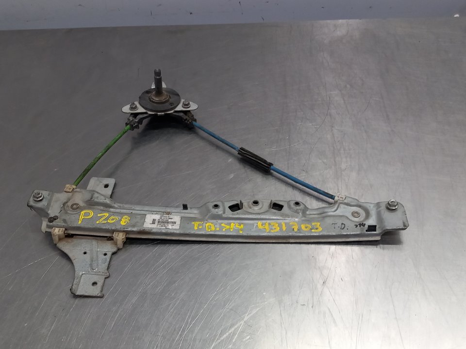 PEUGEOT 208 Peugeot 208 (2012-2015) Rear Right Door Window Regulator 9673153880 25356546