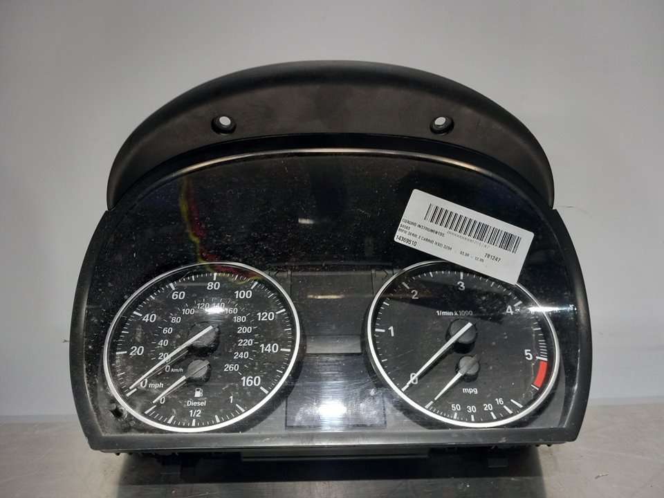 BMW 3 Series E90/E91/E92/E93 (2004-2013) Speedometer 14369510 25908580