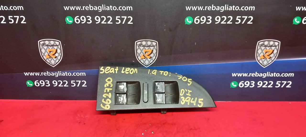 SEAT Leon 2 generation (2005-2012) Front Left Door Window Switch 1P1867171A 24908097